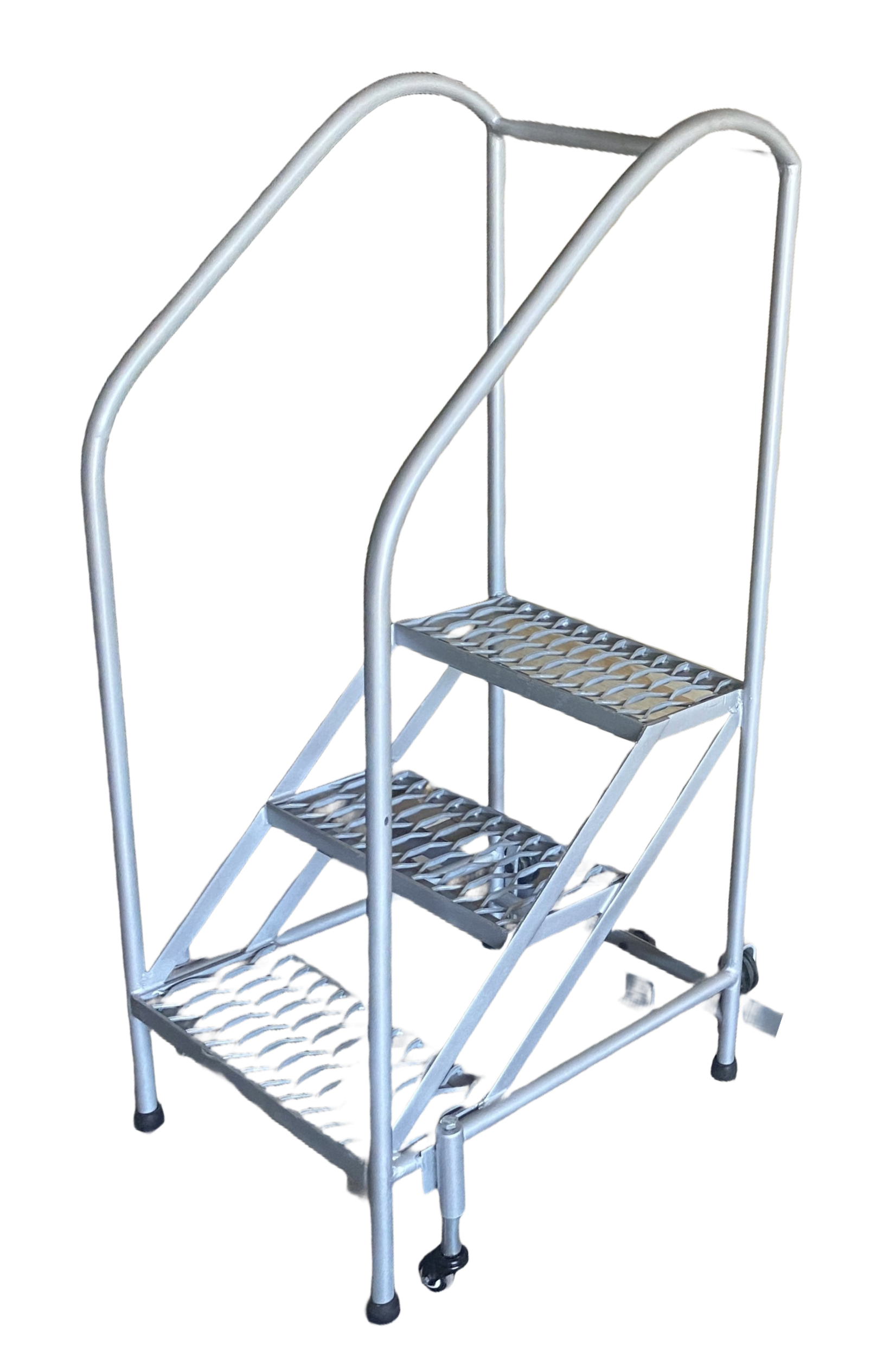 Escalera metálica con barandal ESD